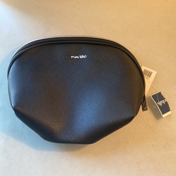 NWT Mark Tetro Black Boston Terrier Zippered Cosmetic/Tote Bag - Picture 3 of 7